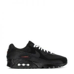 Mystore10 Nike Air Max 90 Running Shoes Black Sport Red White DC9388 002 Men's Sneakers