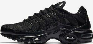 Mystore10 New Nike Mens Size 10 Air Max Plus TN 604133-050 Triple Black Running Shoes