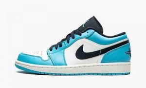 Mystore10 Nike Air Jordan 1 Low UNC University Blue 553558-144 (Men's)