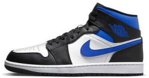 Mystore10 Air Jordan 1 Mid Racer Blue White Black Retro 554724-140