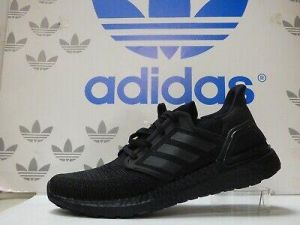 Brand New Adidas Ultraboost 20 Men&#039;s Running Shoes, color Black/Black, EG0691