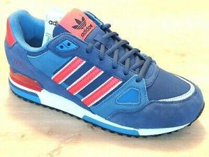 Adidas ZX 750 Originals Mens Shoes Trainers Uk Size 7 to 11   M18260  Blue / red