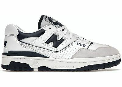 Mystore10 ✅ New Balance 550 White Navy Blue - SIZES 9 - 14 - BRAND NEW : IN-HAND