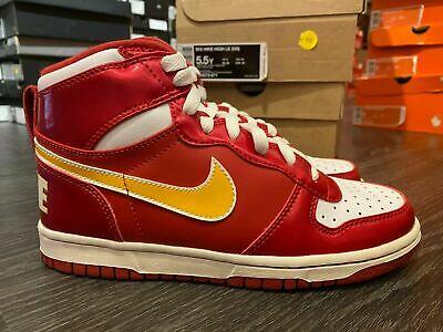 Mystore10 Nike Big Nike High LE Varsity Red Maize White 344572 671 GS Size 4.5-5.5
