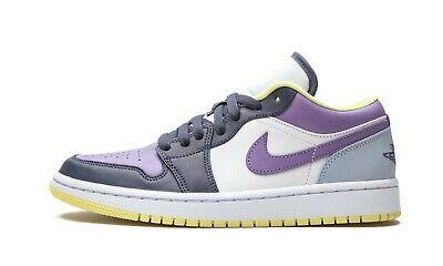 Mystore10 Nike Air Jordan 1 Low SE Mismatched Purple Magenta DJ4342-400 (Women's)