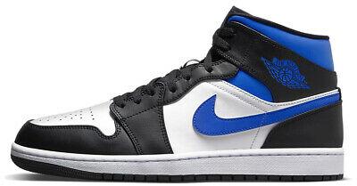 Mystore10 Air Jordan 1 Mid Racer Blue White Black Retro 554724-140